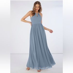 NWT AZAZIE DRESS IN DUSTY BLUE